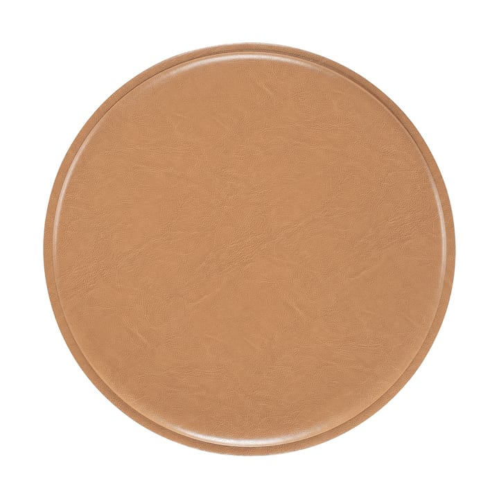 Cuscino ZIgZag per sgabello/sgabello da bar, Pelle Bonded color cammello Hans K
