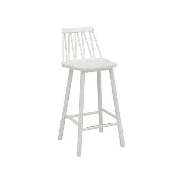 Sedia da bar 63 cm ZigZag - bianco - Hans K