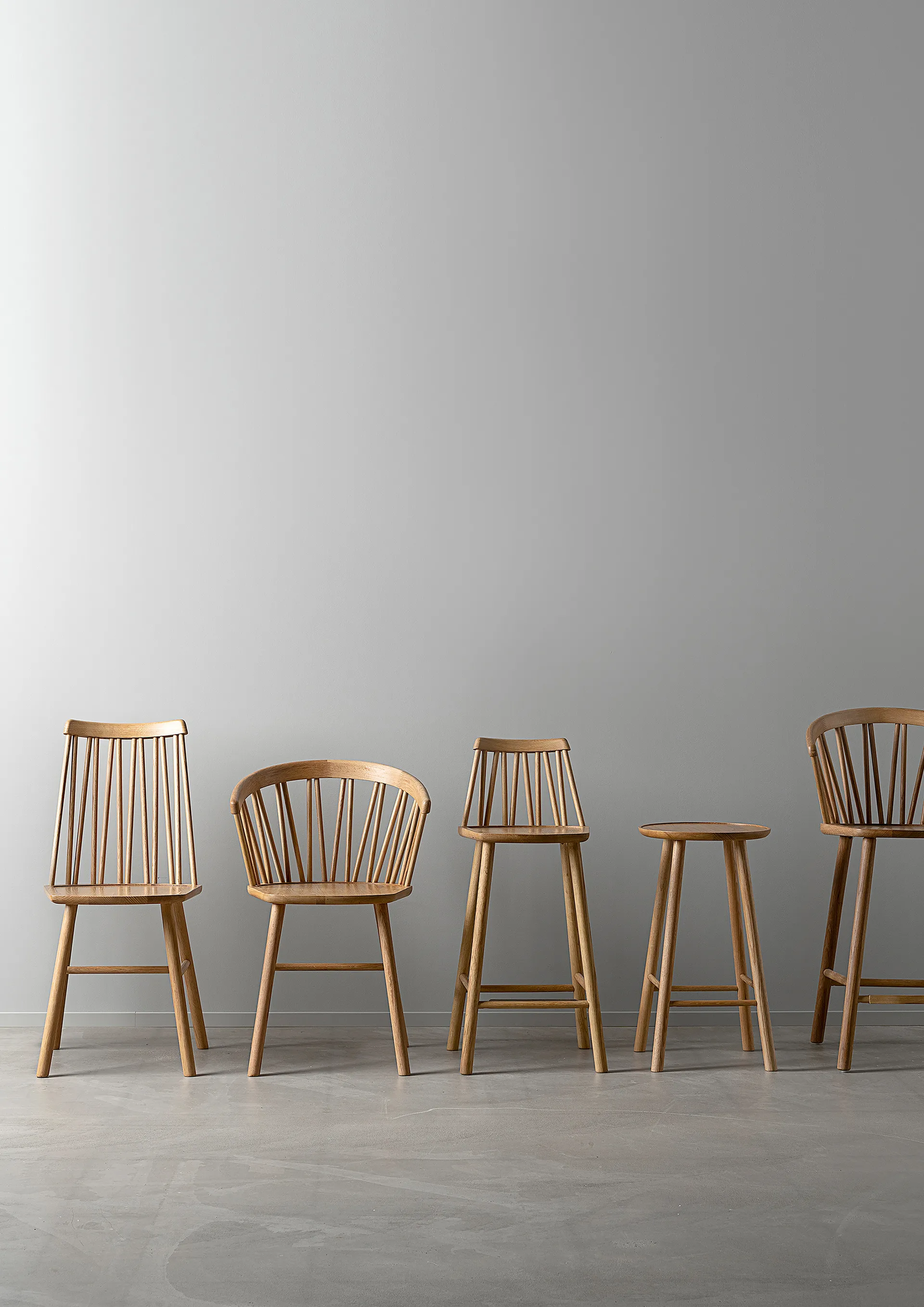 Sedia junior ZigZag, Rovere oliato Hans K