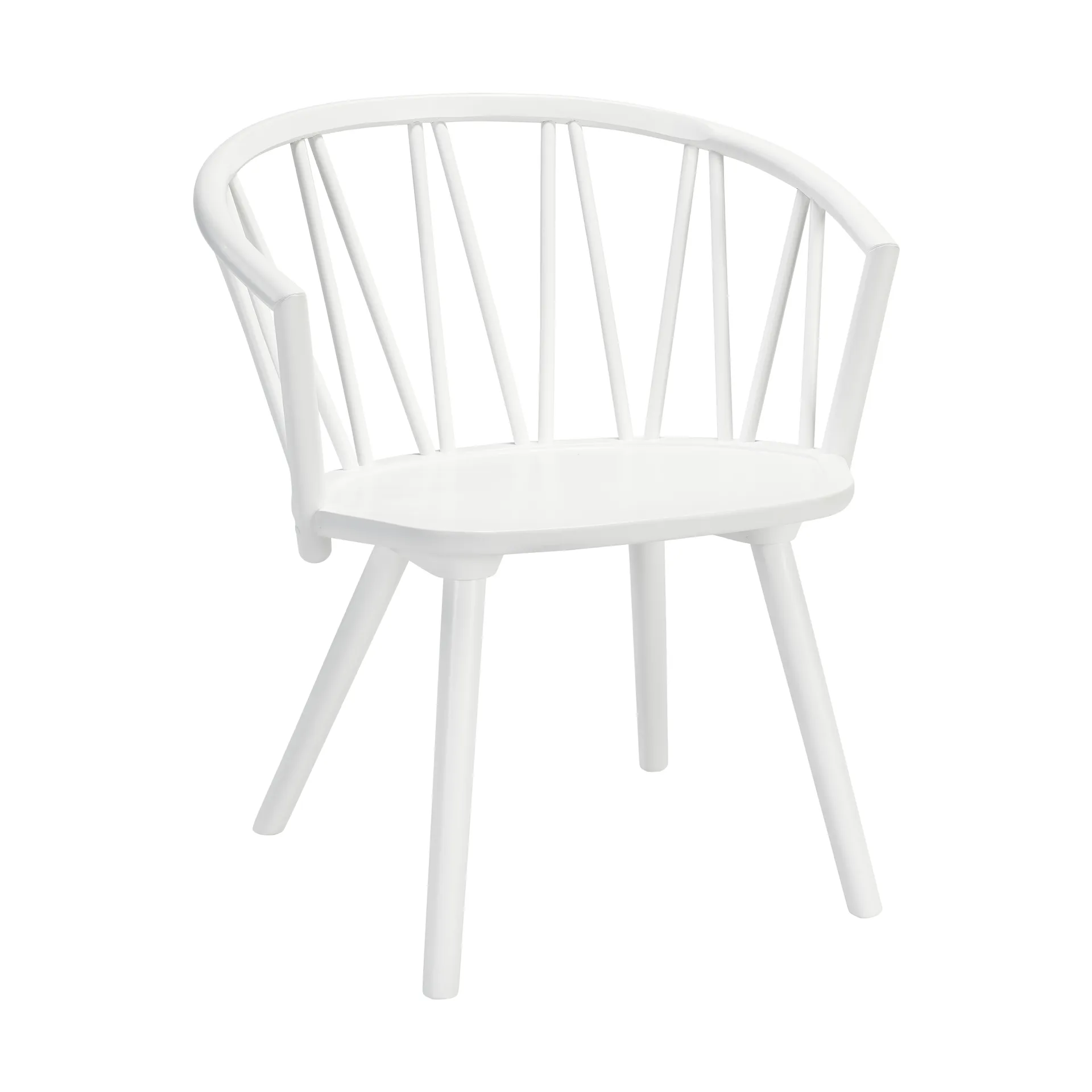 Sedia lounge ZigZag, Faggio bianco Hans K