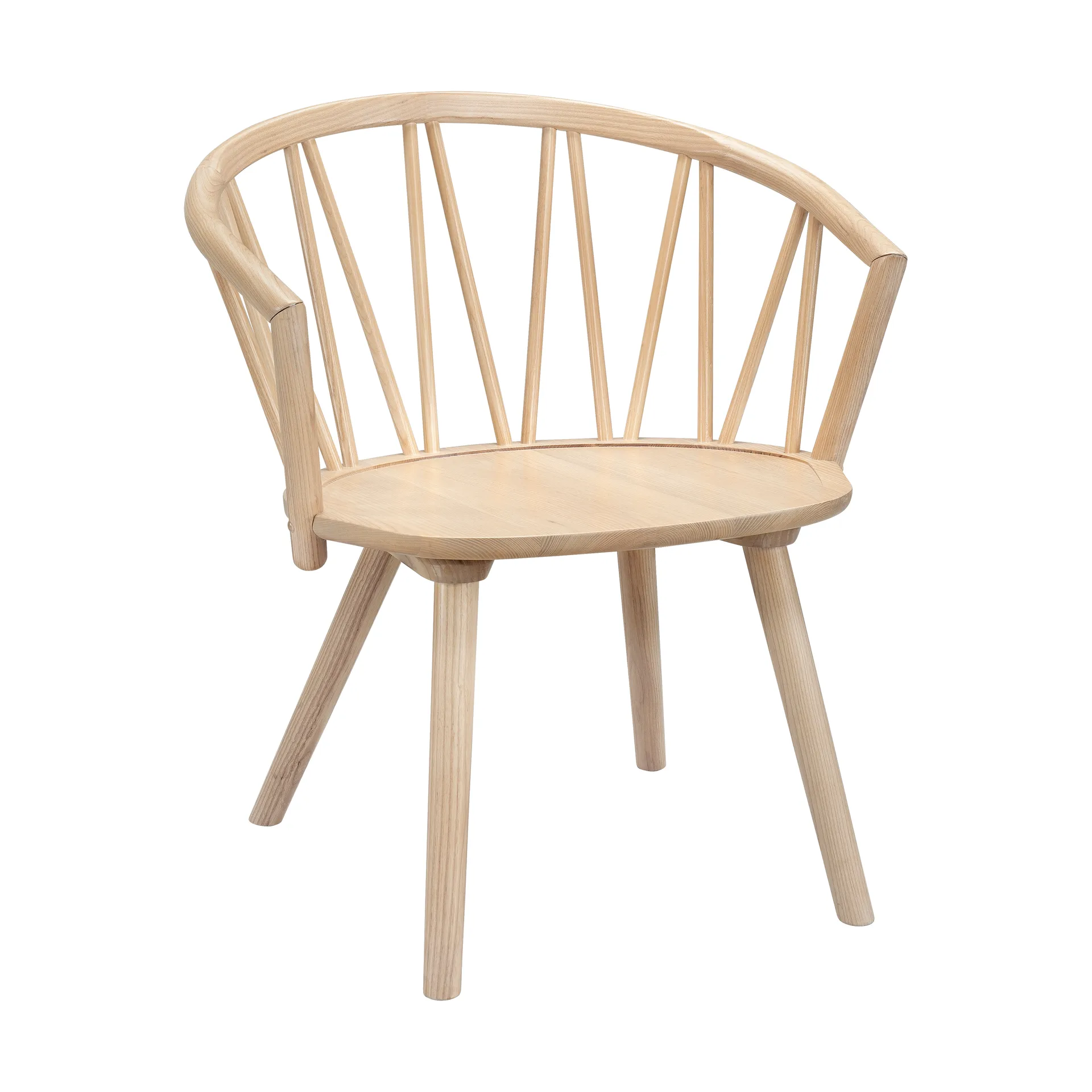 Sedia lounge ZigZag, Frassino tinto chiaro Hans K