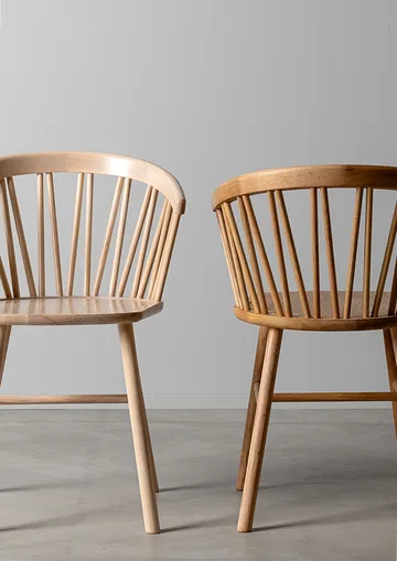 Sedia lounge ZigZag - Frassino tinto chiaro - Hans K
