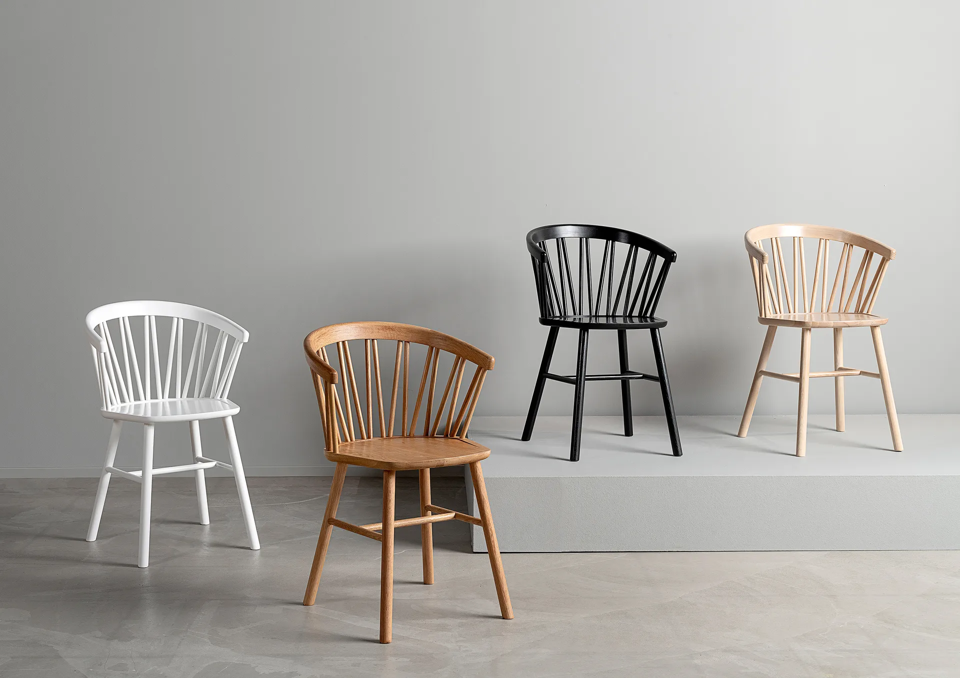 Sedia lounge ZigZag, Rovere oliato Hans K