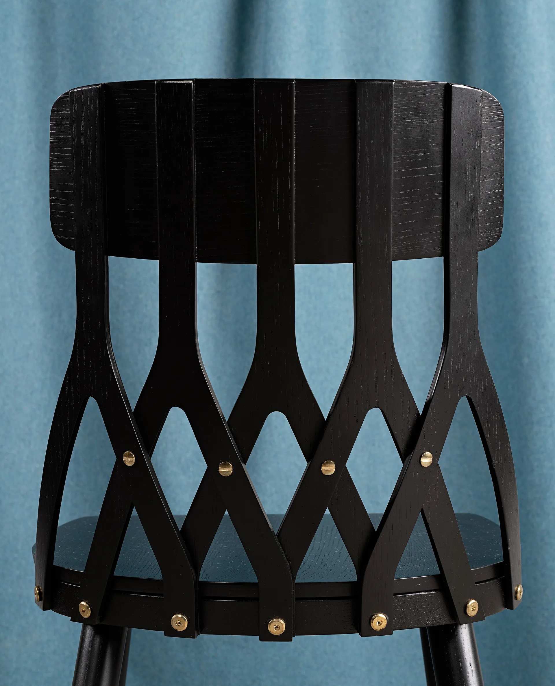 Sedia Y5, Frassino tinto nero Hans K