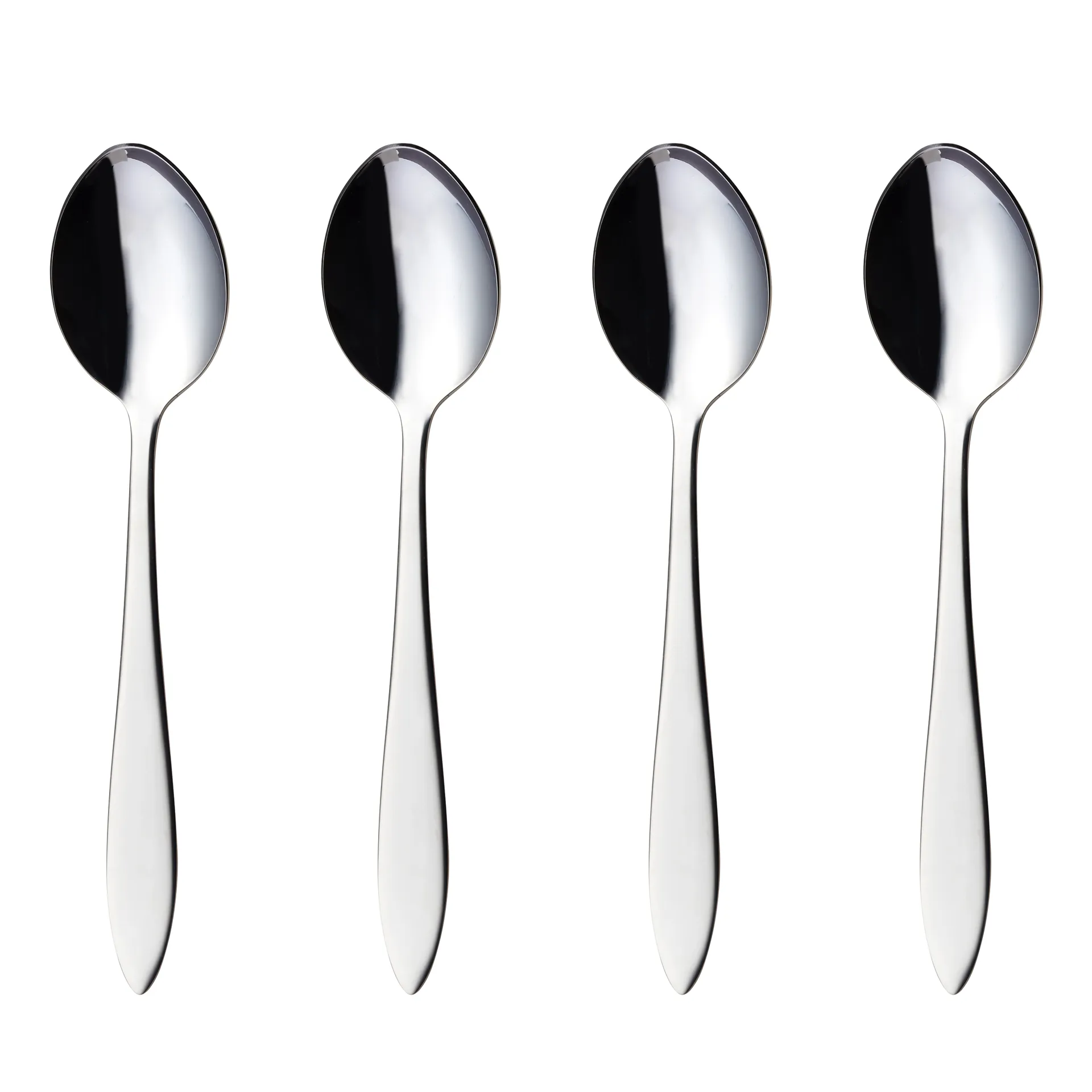 Cucchiaio da dessert Fjord 4 pz, acciaio inossidabile Hardanger Bestikk