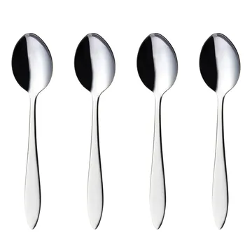 Cucchiaio da dessert Fjord 4 pz - acciaio inossidabile - Hardanger Bestikk