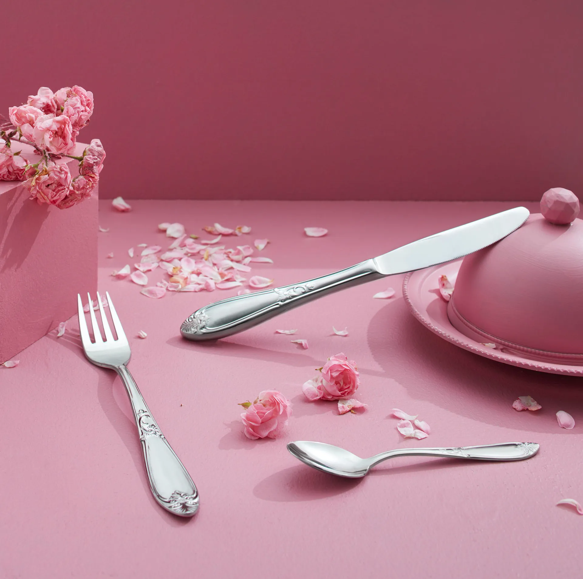 Posate Nina confezione da 4, coltello Hardanger Bestikk