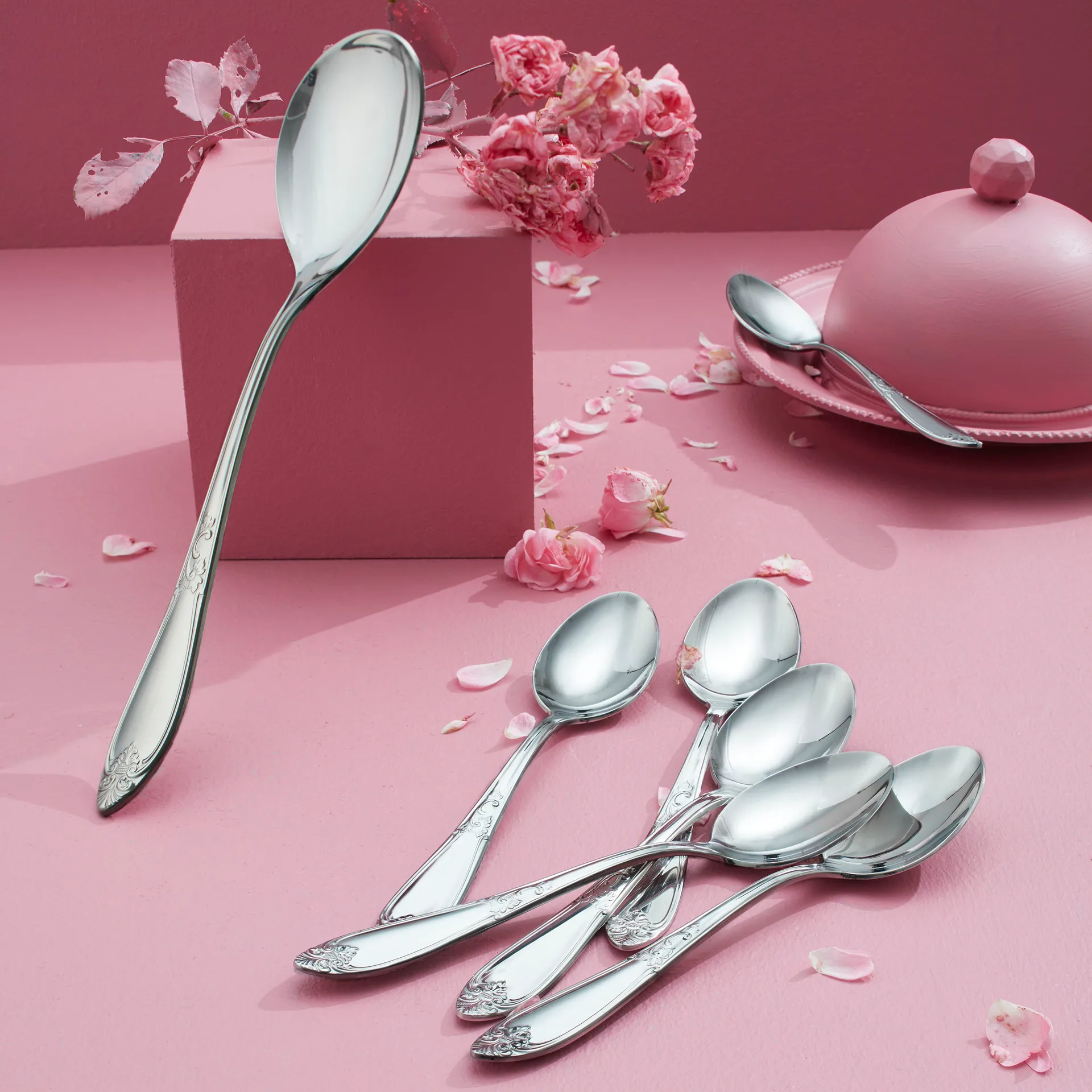 Servizio da portata Nina, acciaio inossidabile Hardanger Bestikk