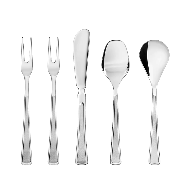 Set di 6 posate da colazione Ramona - Acciaio inox - Hardanger Bestikk