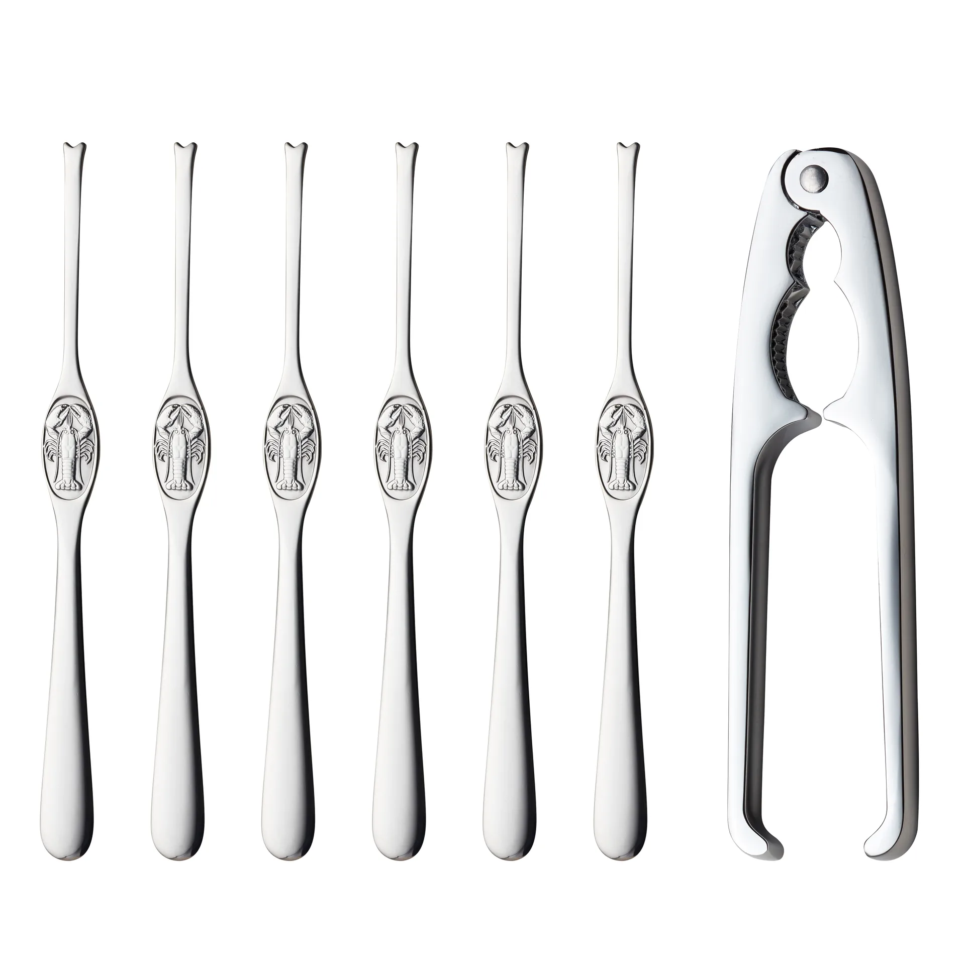 Set per frutti di mare Hardanger 7 pezzi, Acciaio inossidabile Hardanger Bestikk