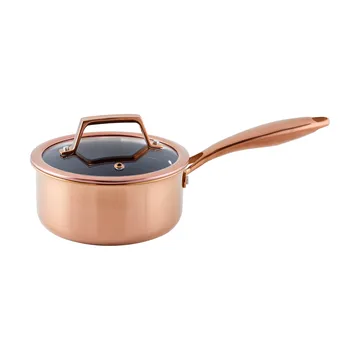 Casseruola con coperchio 1,5 L Hâws Santo con rivestimento ibrido - Rose Gold - Hâws