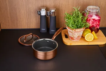 Casseruola con coperchio 1,5 L Hâws Santo con rivestimento ibrido - Rose Gold - Hâws