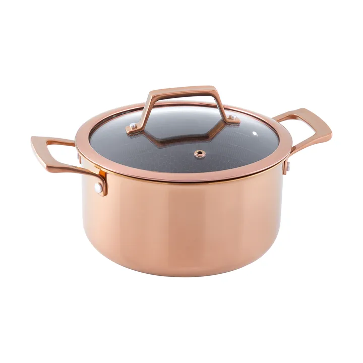 Casseruola con coperchio 3,4 L Hâws Santo con rivestimento ibrido - Rose Gold - Hâws