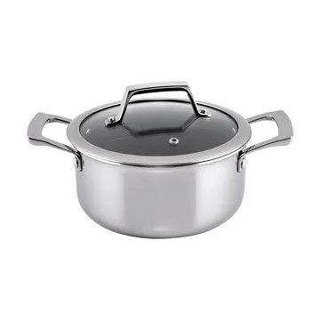 Casseruola con rivestimento ibrido Hâws Santo con coperchio 2,2 L - Acciaio inossidabile - Hâws