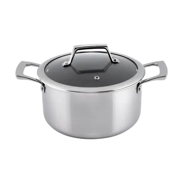 Casseruola con rivestimento ibrido Hâws Santo con coperchio 3,4 L - Acciaio inossidabile - Hâws