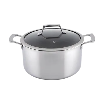 Casseruola con rivestimento ibrido Hâws Santo con coperchio 5,8 L - Acciaio inossidabile - Hâws