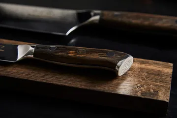 Coltello da cucina 32 cm Damascus By Hâws - Wengè - Hâws