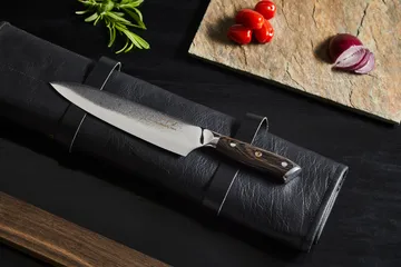 Coltello da cucina 32 cm Damascus By Hâws - Wengè - Hâws