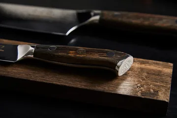 Coltello da cucina 32 cm Damascus By Hâws - Wengè - Hâws