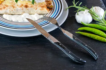 Coltello da grill Laguiole By Hâws 6 pezzi - Legno Nero - Hâws