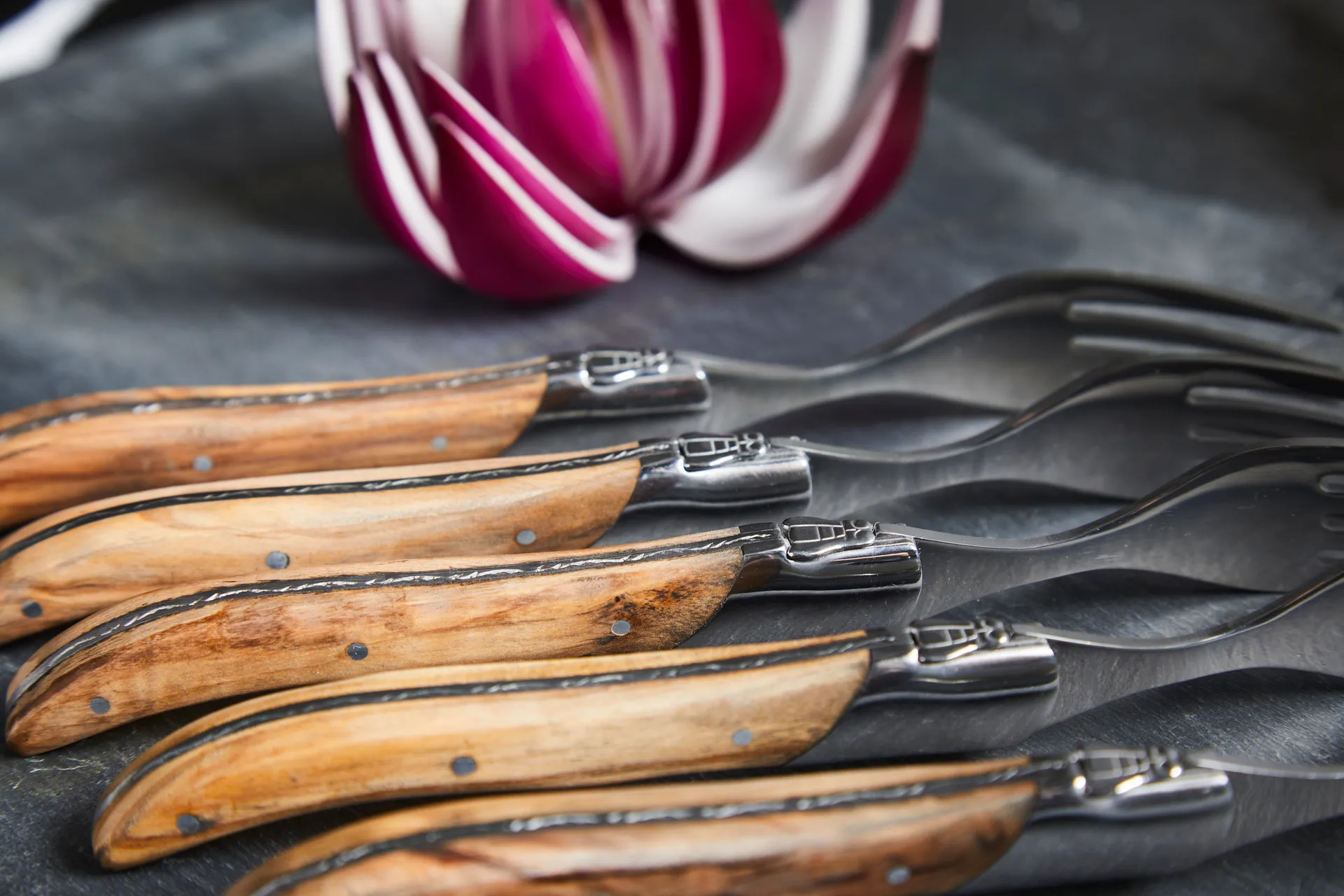 Coltello da grill Laguiole By Hâws 6 pezzi, Oliva Hâws