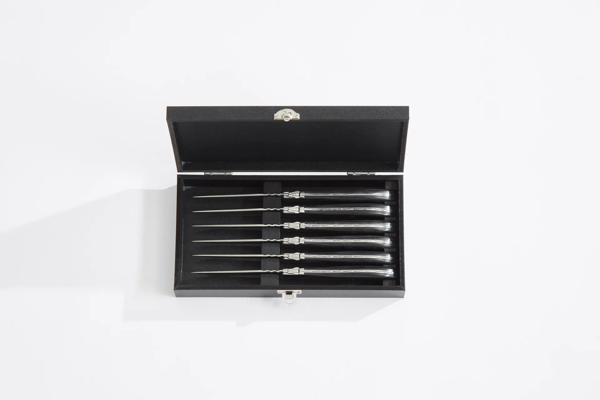 Forchetta da barbecue 6 pezzi Laguiole By Hâws, Legno Nero Hâws