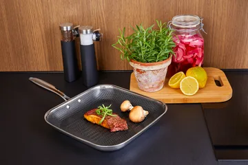 Grill pan con rivestimento ibrido 28 cm Hâws Santo - Argento - Hâws