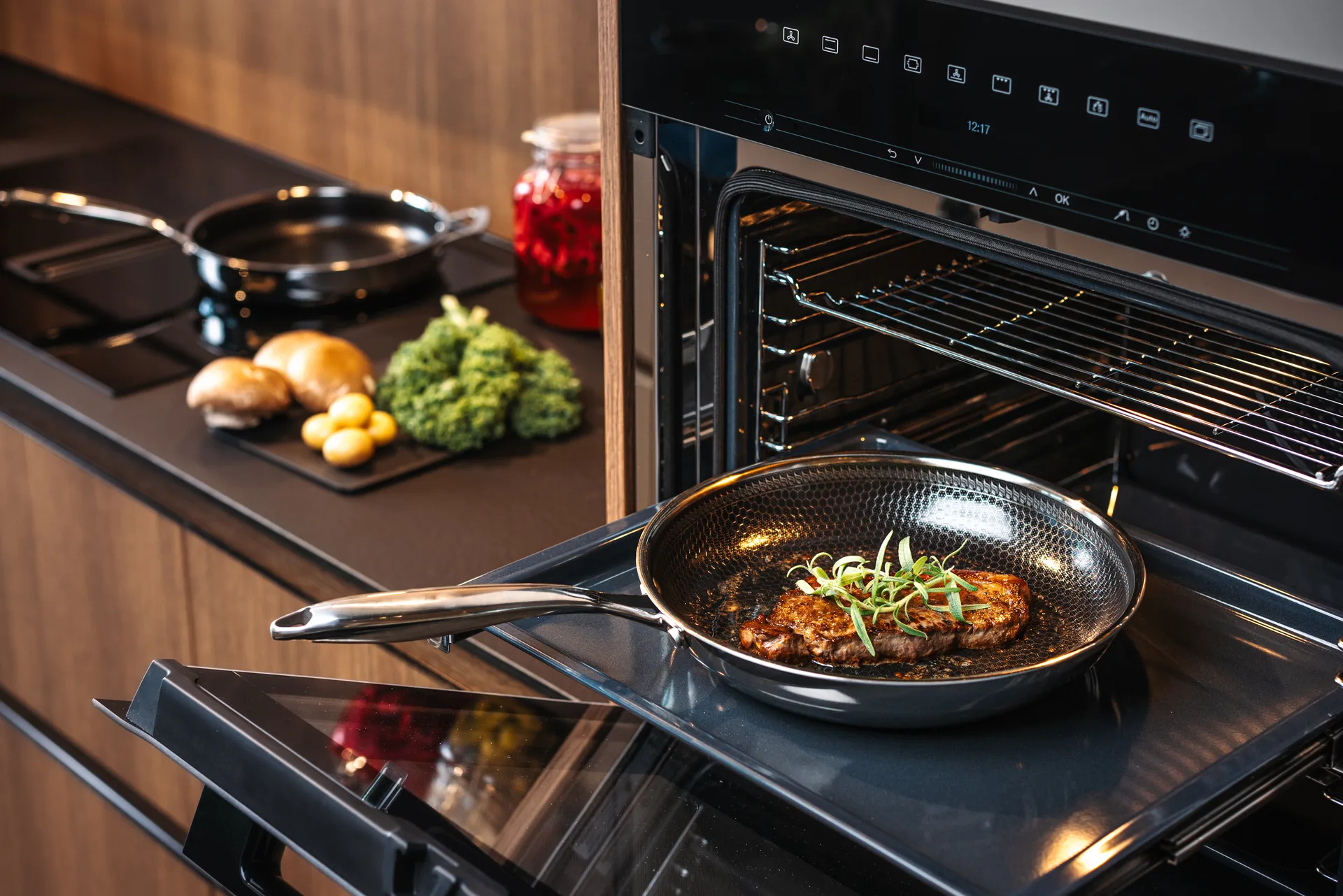 Padella con rivestimento ibrido Ø30 cm Hâws Santo, Argento Hâws