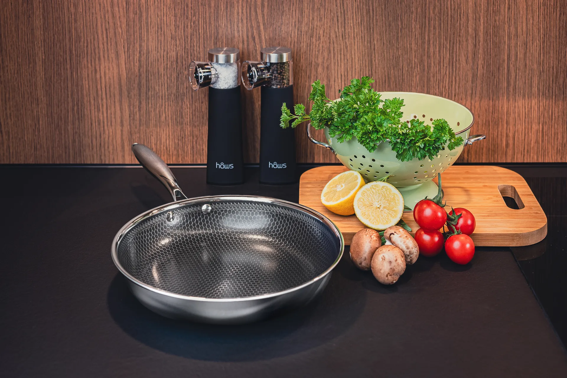 Padella con rivestimento ibrido Hâws Santo 28 cm, Acciaio inossidabile Hâws