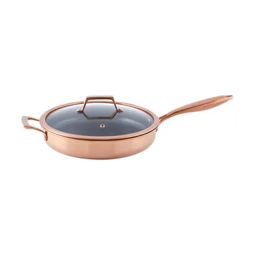 Pentola per trattore con coperchio e rivestimento ibrido Hâws Santo - Rose Gold - Hâws