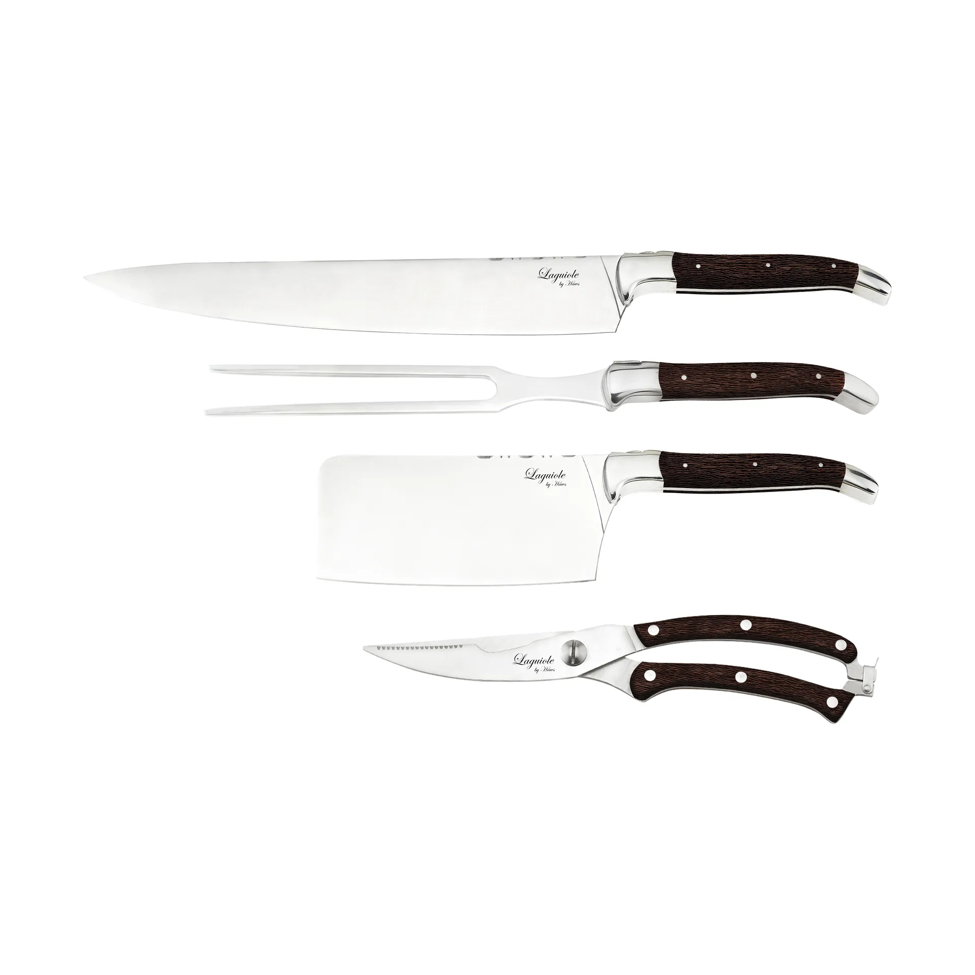 Set di coltelli da cucina 4 pezzi Laguiole By Hâws, Wengé Hâws