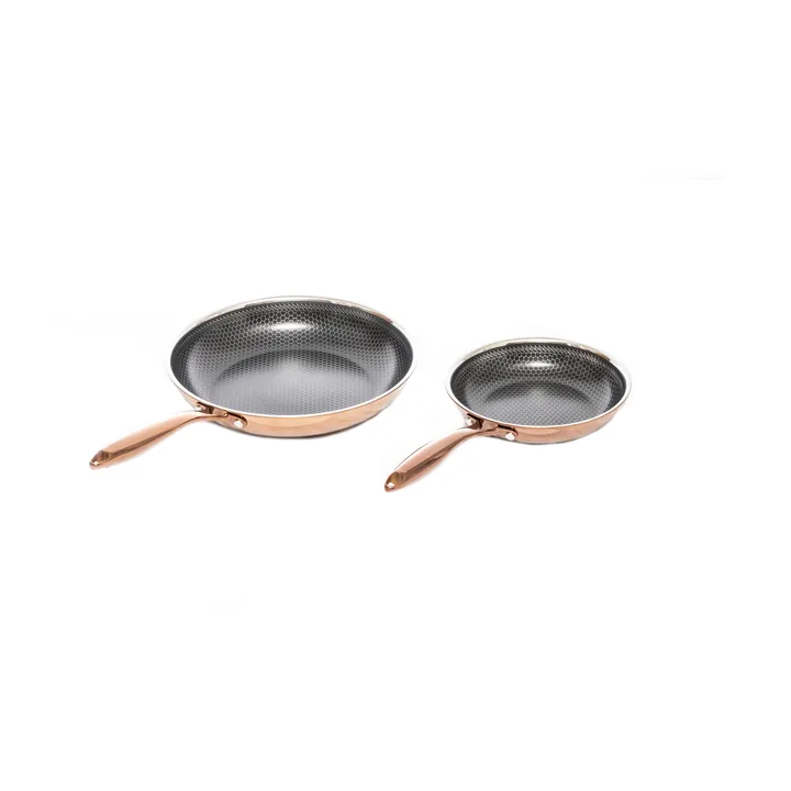 Set di padelle con rivestimento ibrido 2 pezzi Hâws Santo - Rose Gold - Hâws