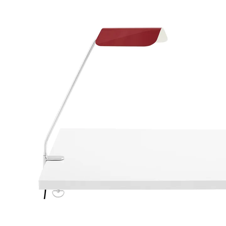 Apex Clip lampada da scrivania - rosso marrone - HAY
