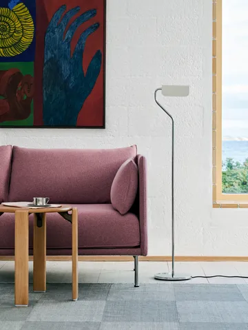 Apex lampada da terra - Oyster white - HAY