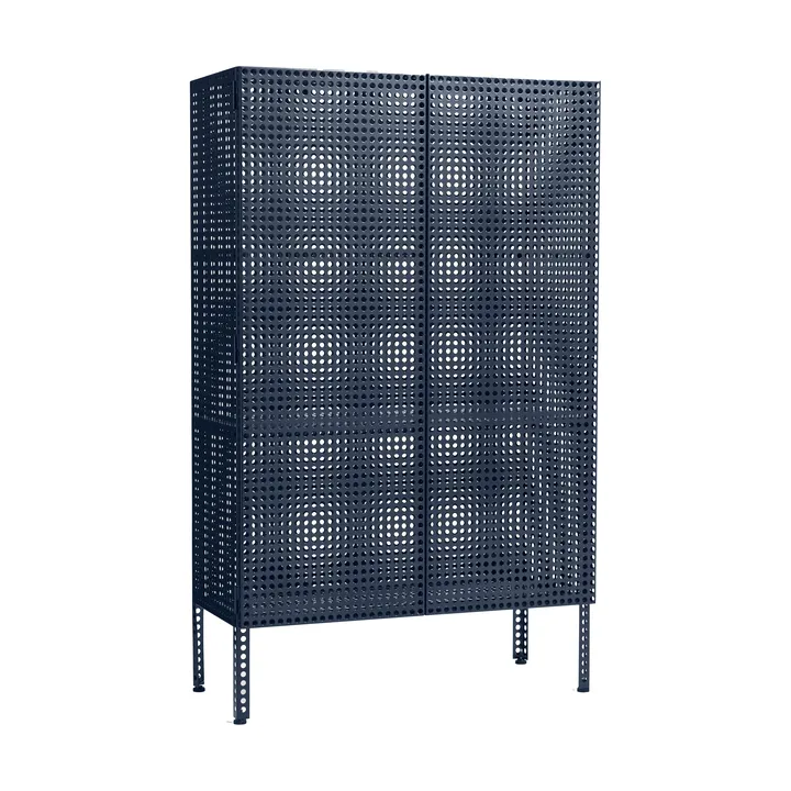 Armadio Perforated Cabinet grande - Steel blue - HAY