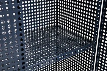 Armadio Perforated Cabinet grande - Steel blue - HAY