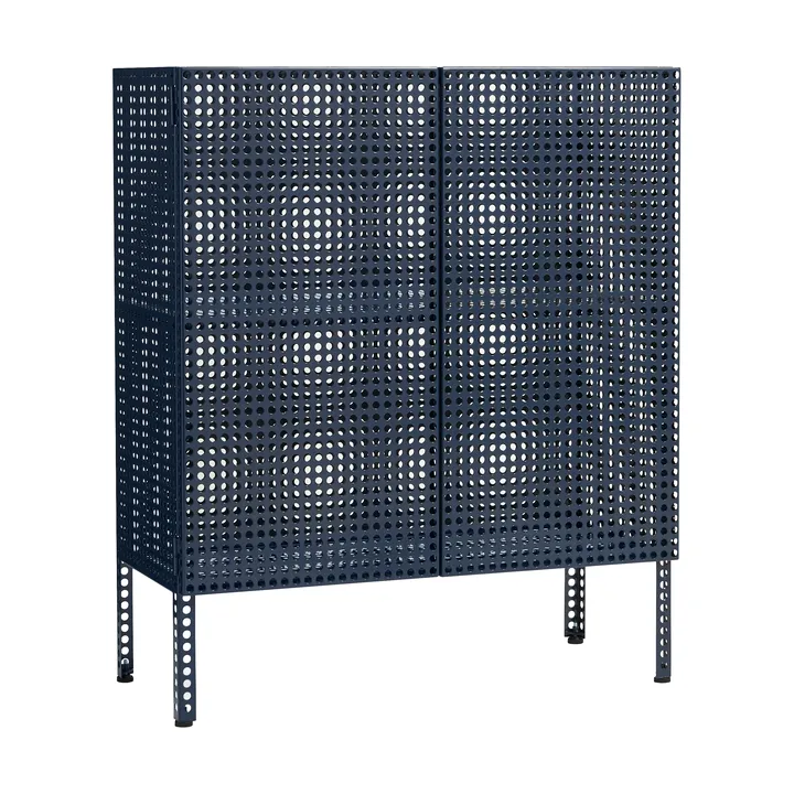 Armadio Perforated Cabinet medio - Steel blue - HAY