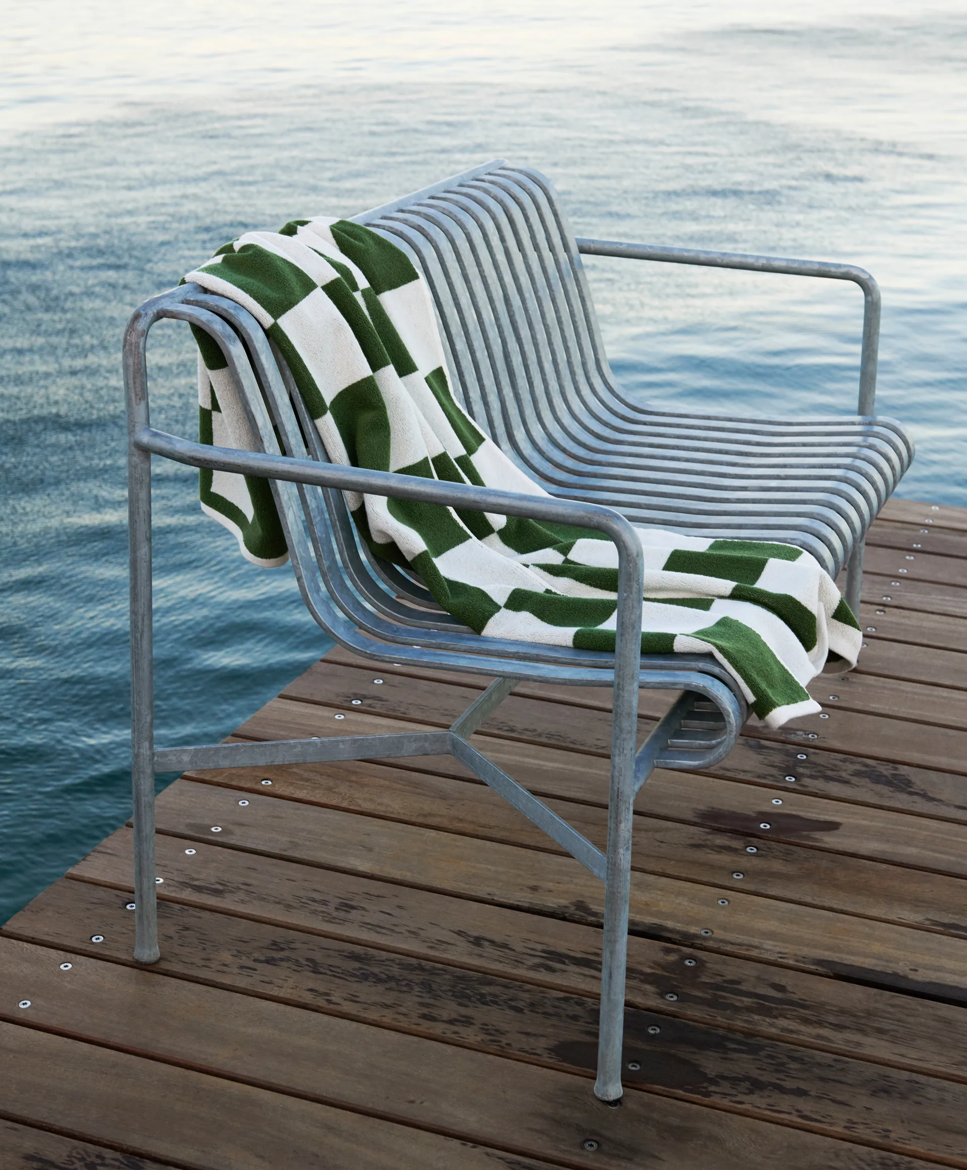 Asciugamano Check 50x90 cm, Matcha HAY