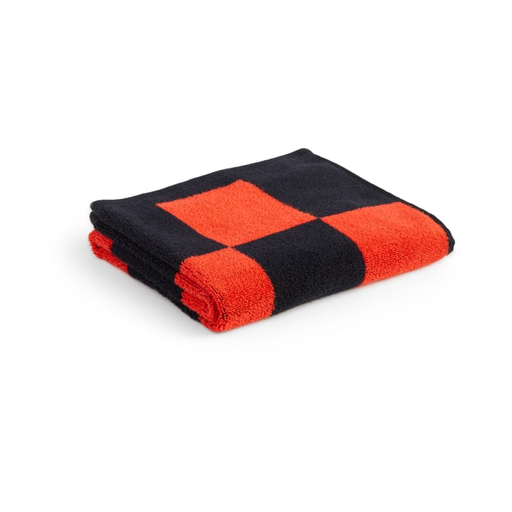 Asciugamano Check, 50x90 cm - Poppy red - HAY