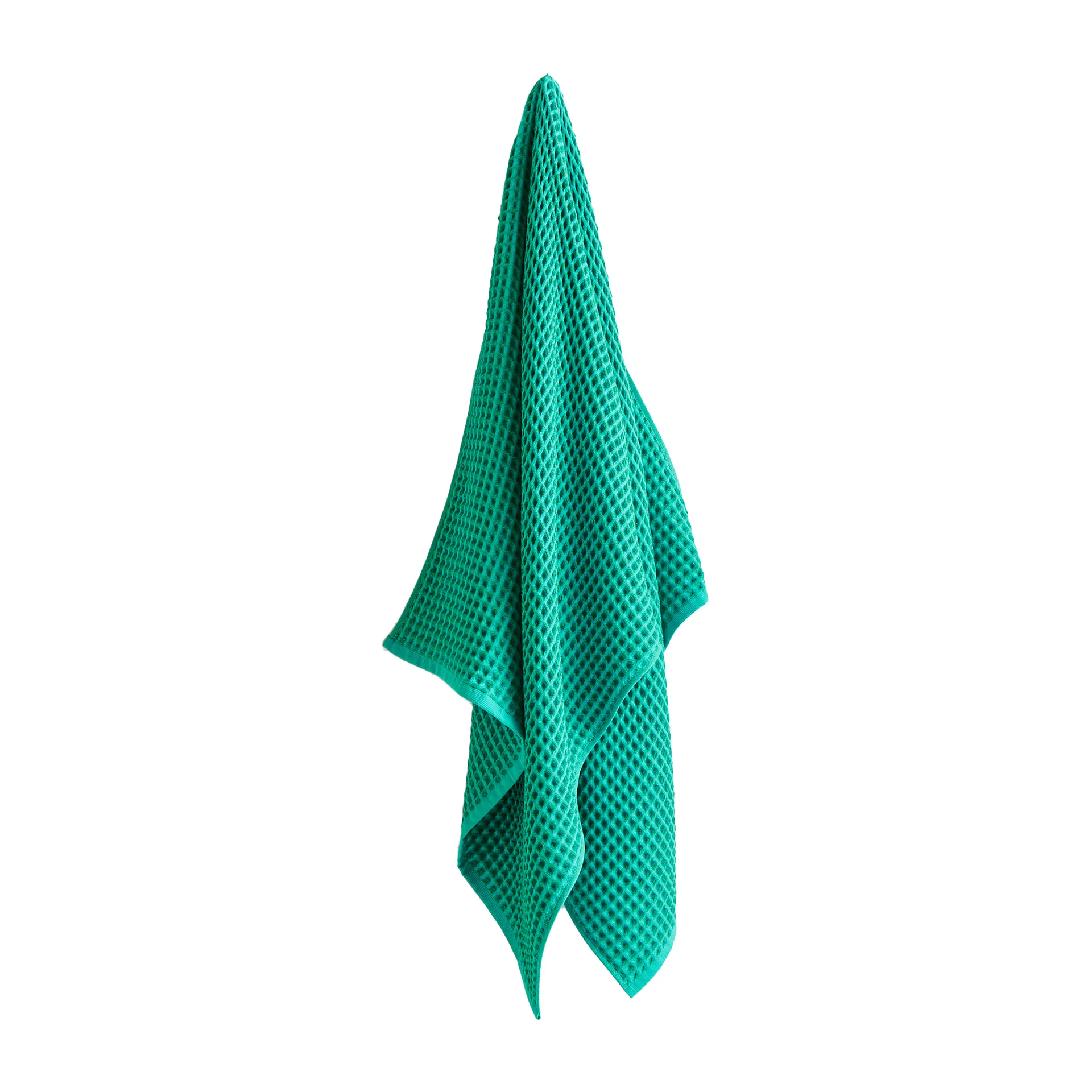 Asciugamano da bagno Waffle 70x140 cm, Emerald green HAY