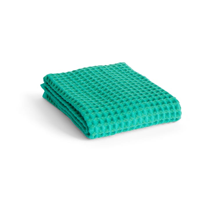 Asciugamano Waffle 50x100 cm - Emerald green - HAY