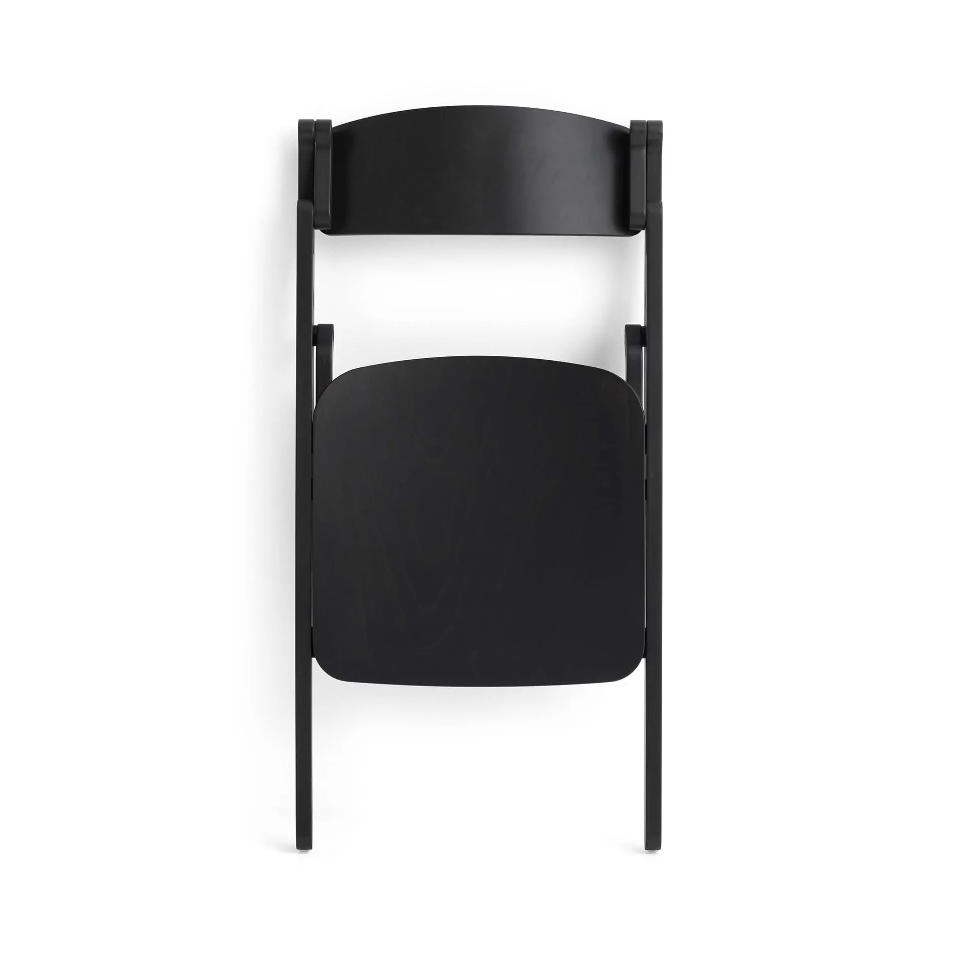 Backflip Chair sedia, Anthracite faggio laccato HAY