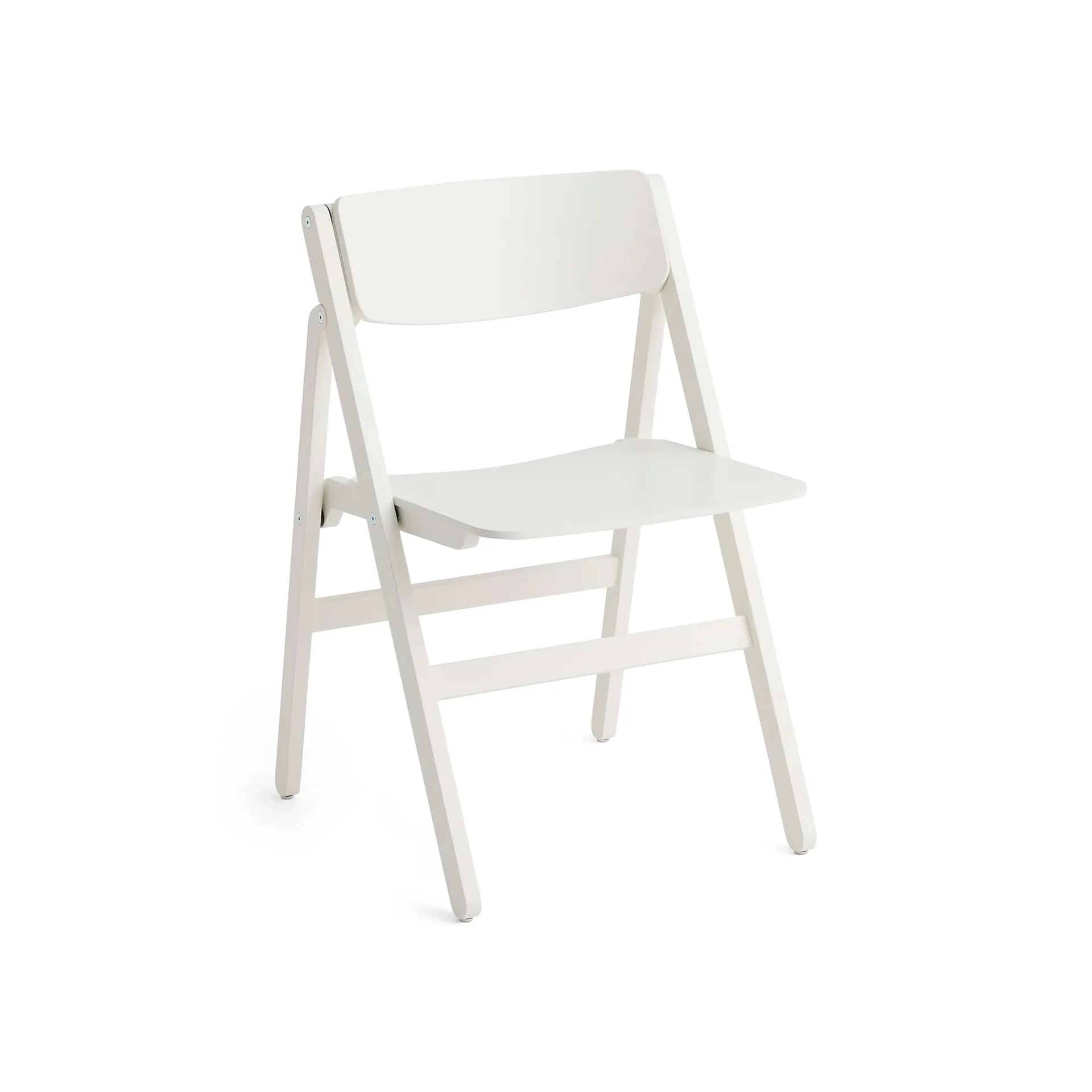 Backflip Chair sedia, Bianco cream verniciato faggio HAY