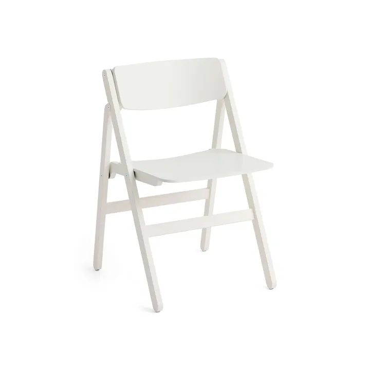 Backflip Chair sedia - Bianco cream verniciato faggio - HAY