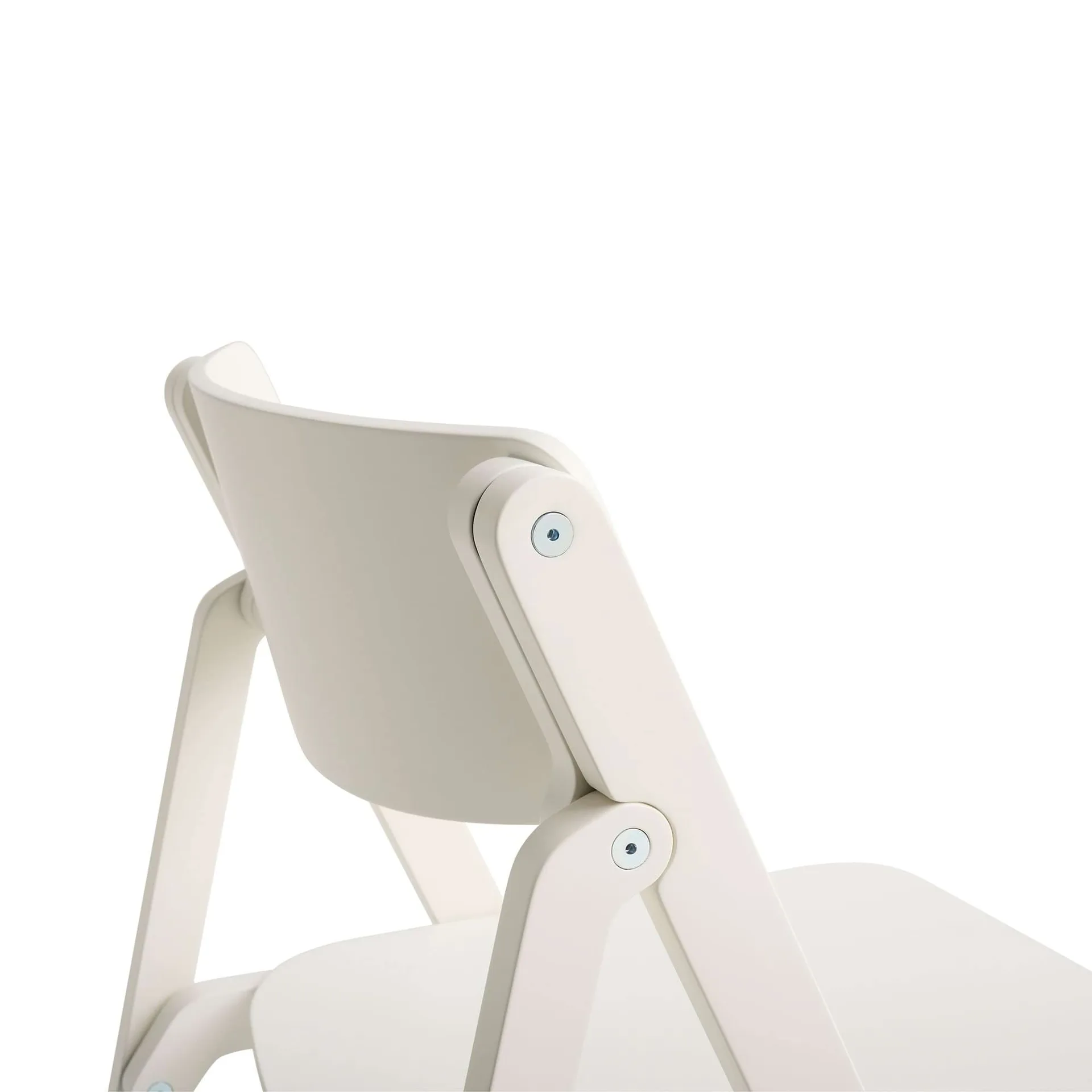 Backflip Chair sedia, Bianco cream verniciato faggio HAY