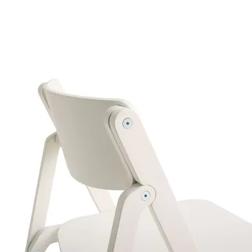 Backflip Chair sedia - Bianco cream verniciato faggio - HAY