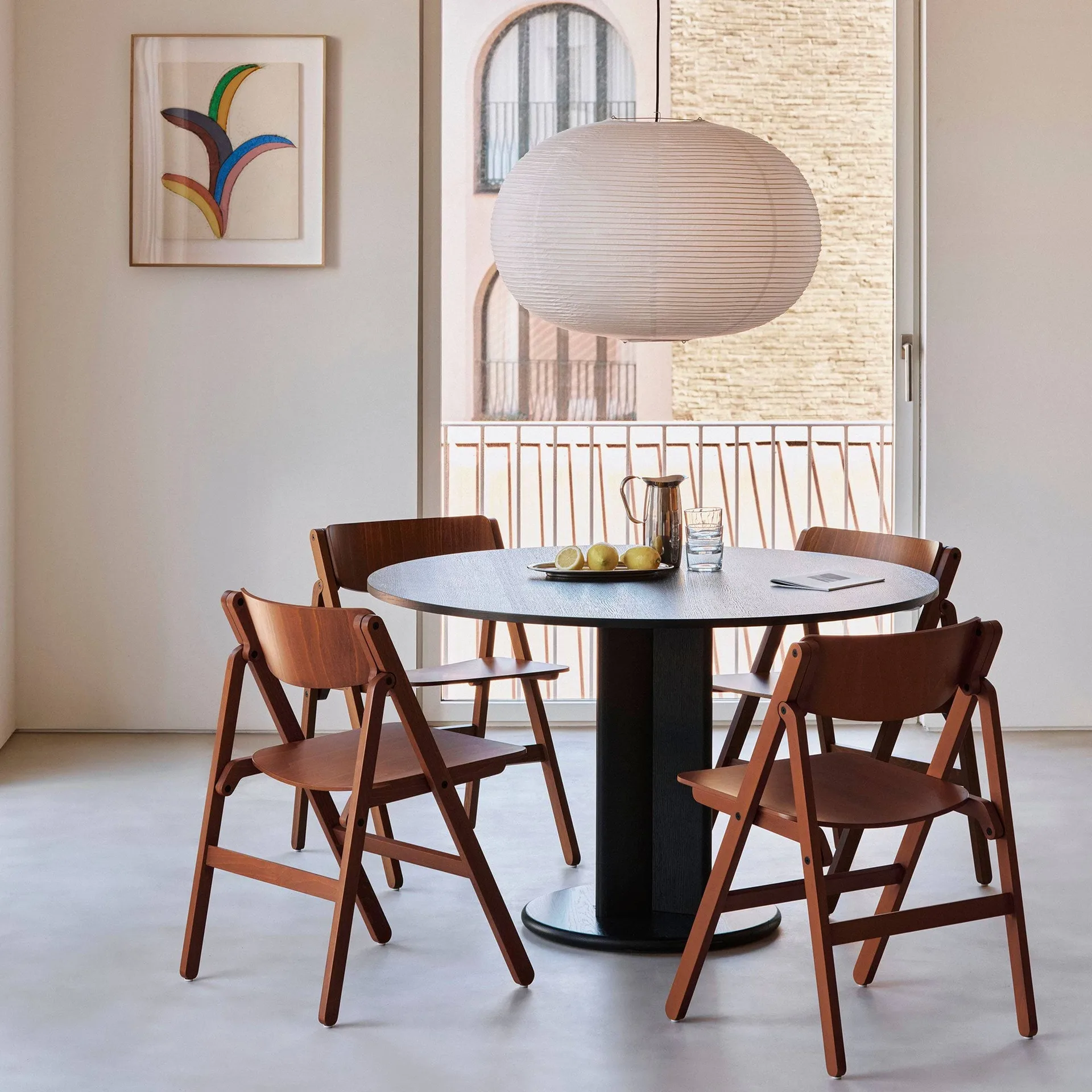 Backflip Chair sedia, Bronze faggio laccato HAY