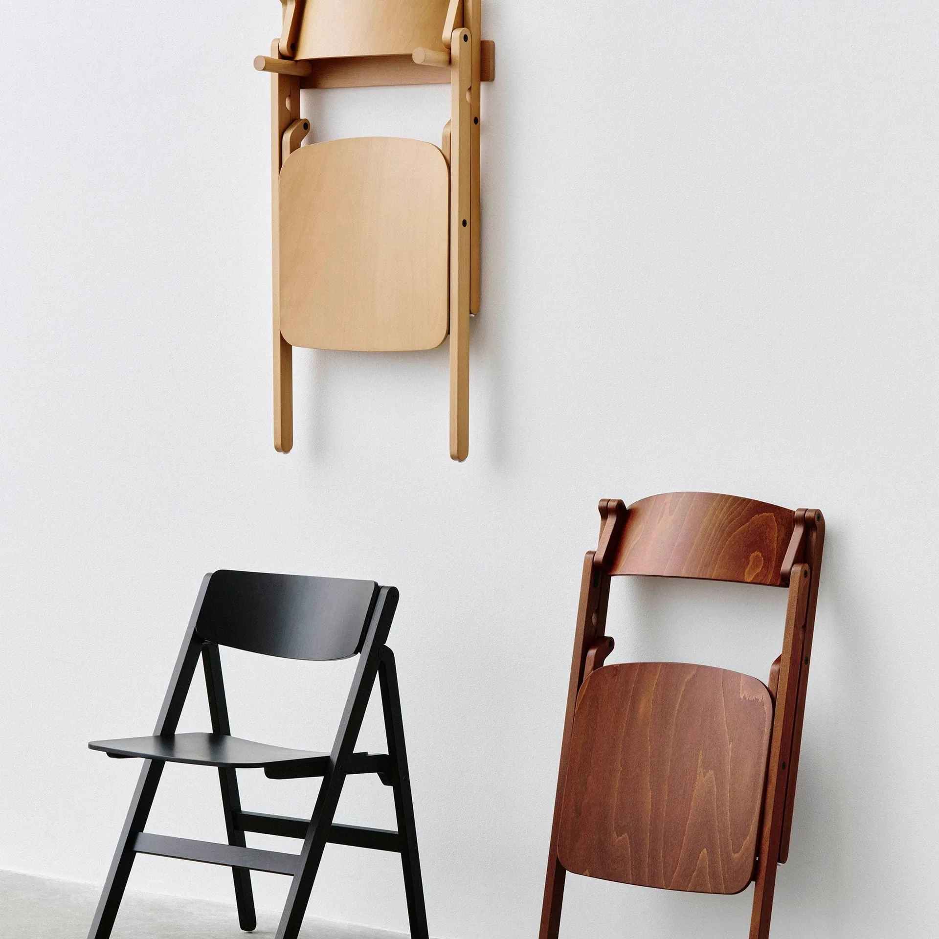 Backflip Chair sedia, Bronze faggio laccato HAY