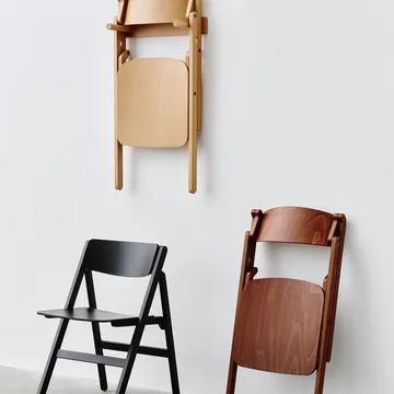 Backflip Chair sedia - Bronze faggio laccato - HAY