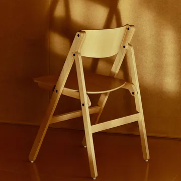 Backflip Chair sedia - Golden faggio laccato - HAY